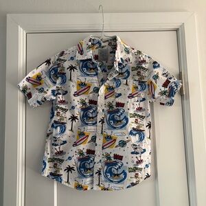 365 Kids from Garanimals • Monsters Surfing Button Up Shirt‎